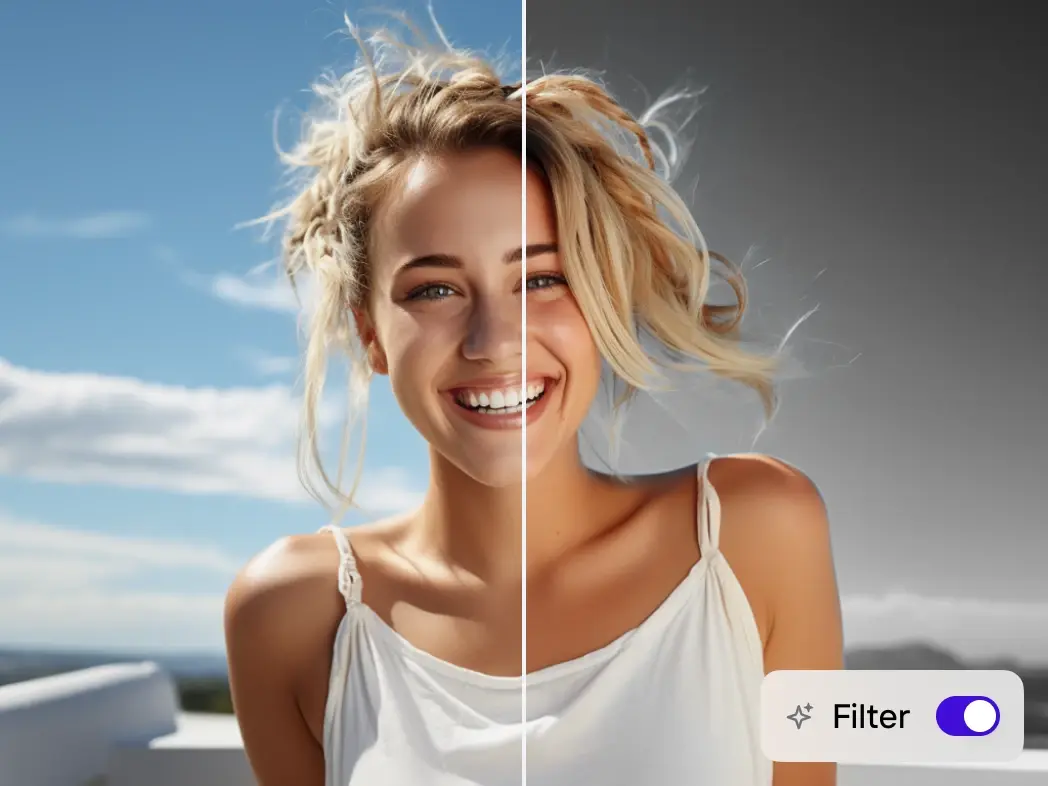 Free Black and White Background Maker Color Splash Photoroom