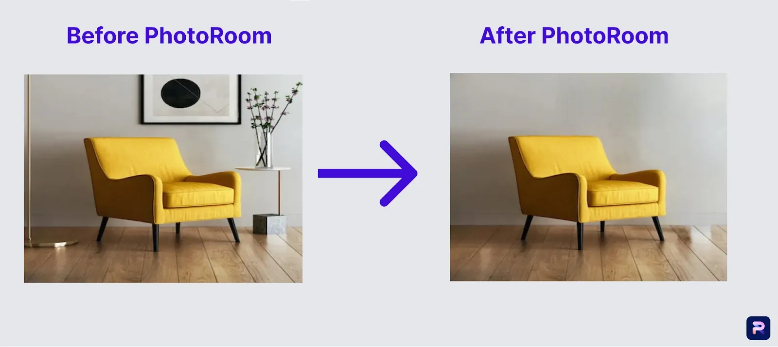 removing extra items from chair photo