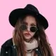 Pink background
